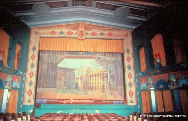 Dekalb Egyptian Theatre interior in 1978. Credit: Egyptian Theatre