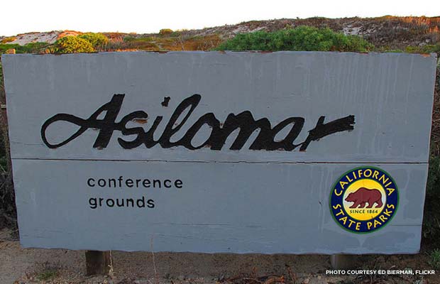 1)The Asilomar State Beach and Conference Grounds are perched on 107 acres of beachfront land, and rustic cottages are available to guests. Credit: Ed Bierman, Flickr